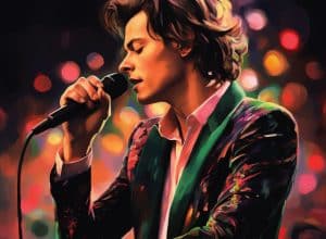 Harry Styles Microphone Singing