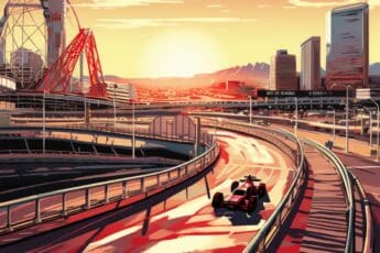 F1 Vegas Historic - Illustration