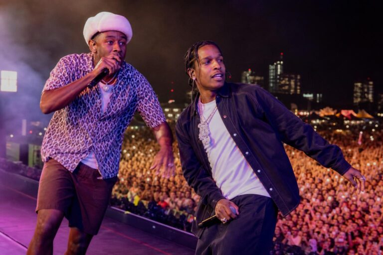 Tyler, The Creator bringing out A$AP Rocky during his All Points East headline set in London